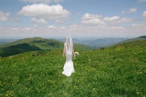 a Bride at Max Patch